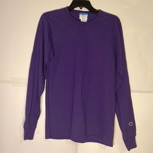 Men’s Champion Purple Long Sleeve Shirt Size Small